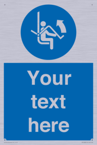 Custom Mandatory: Open safety bar of chairlift